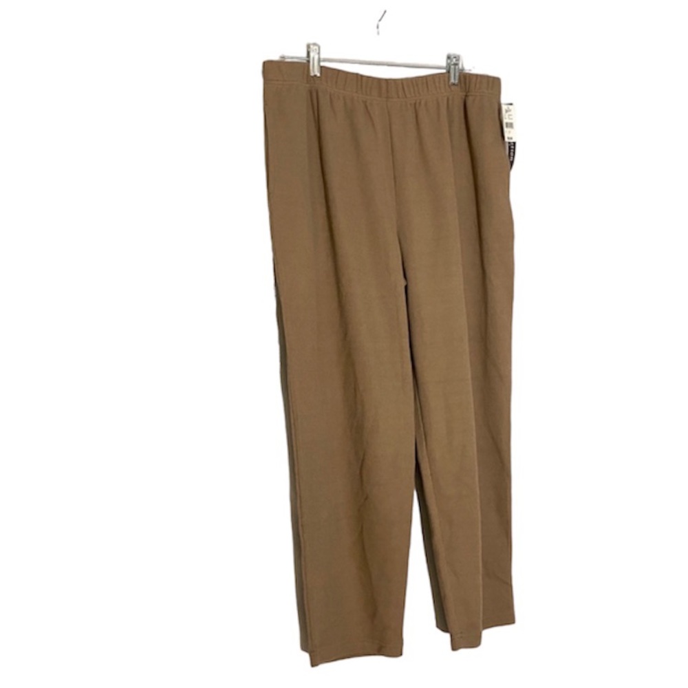 NWT SPECULATION Tan Elastic Band Stretch Pants 1X